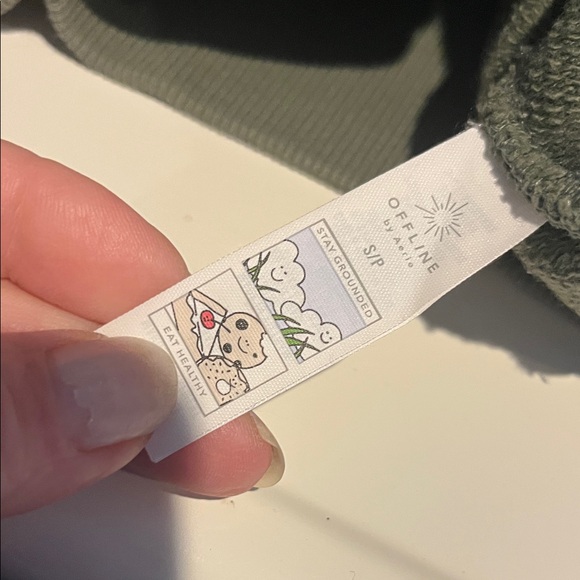 Aerie Olive Green Hoodie - Picture 5 of 7